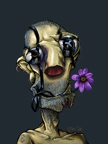 P*rn(|)Flower — artwork from the B2BW collection